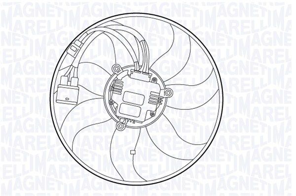 MAGNETI MARELLI Вентилятор, охлаждение двигателя 069422557010